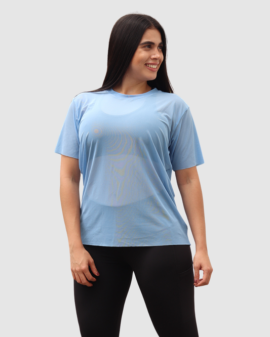 Blusa Velo Manga Oversize Deportiva Mujer