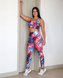 Conjunto sublimado leggins + top