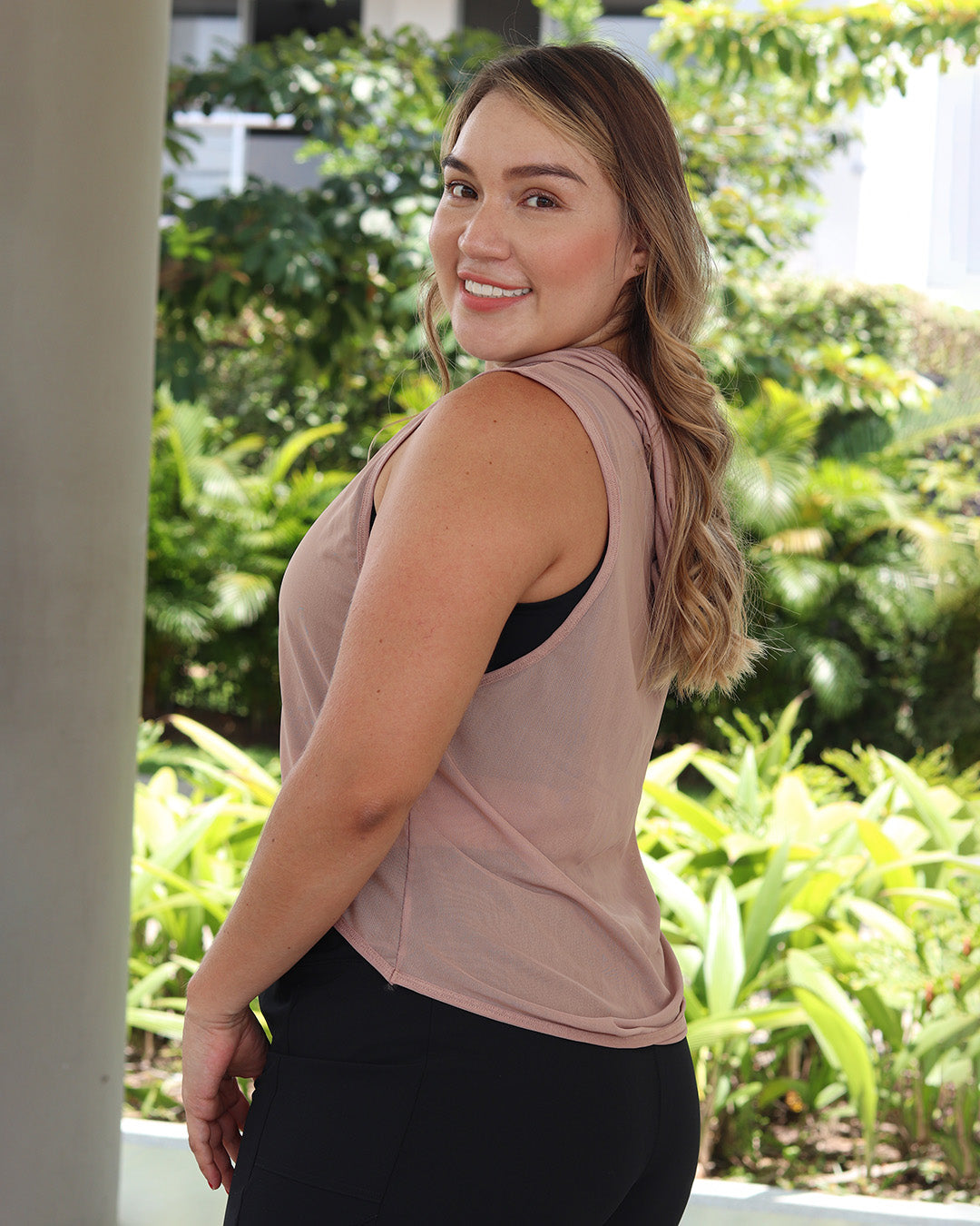 BLUSA VELO CON CAPUCHA (REF:572)