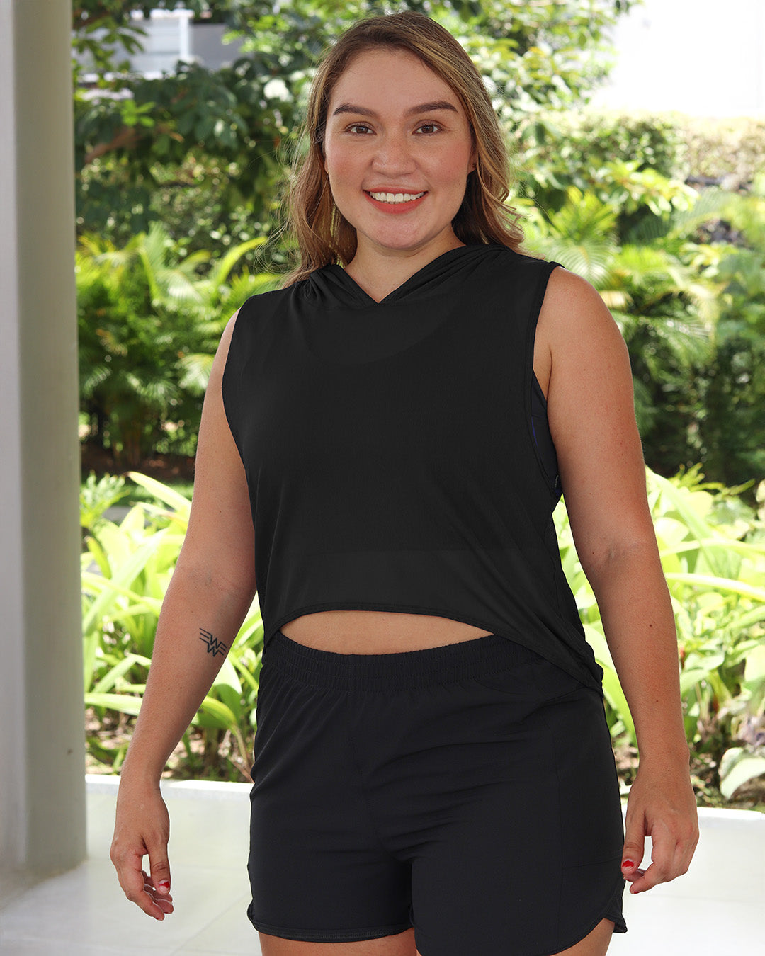 BLUSA VELO CON CAPUCHA (REF:572)