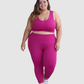 Leggins Pretina Unicolor en Tela Nylon Dama