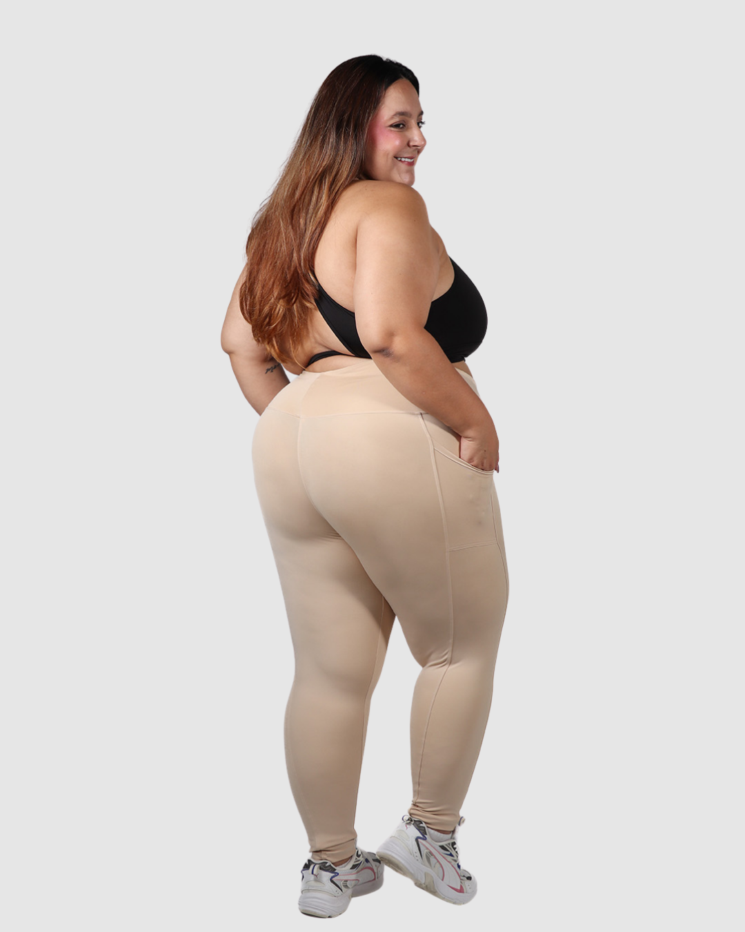 Leggins Tobillero Deportivo con Bolsillos Laterales