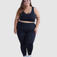 Leggins Pretina Unicolor en Tela Nylon Dama