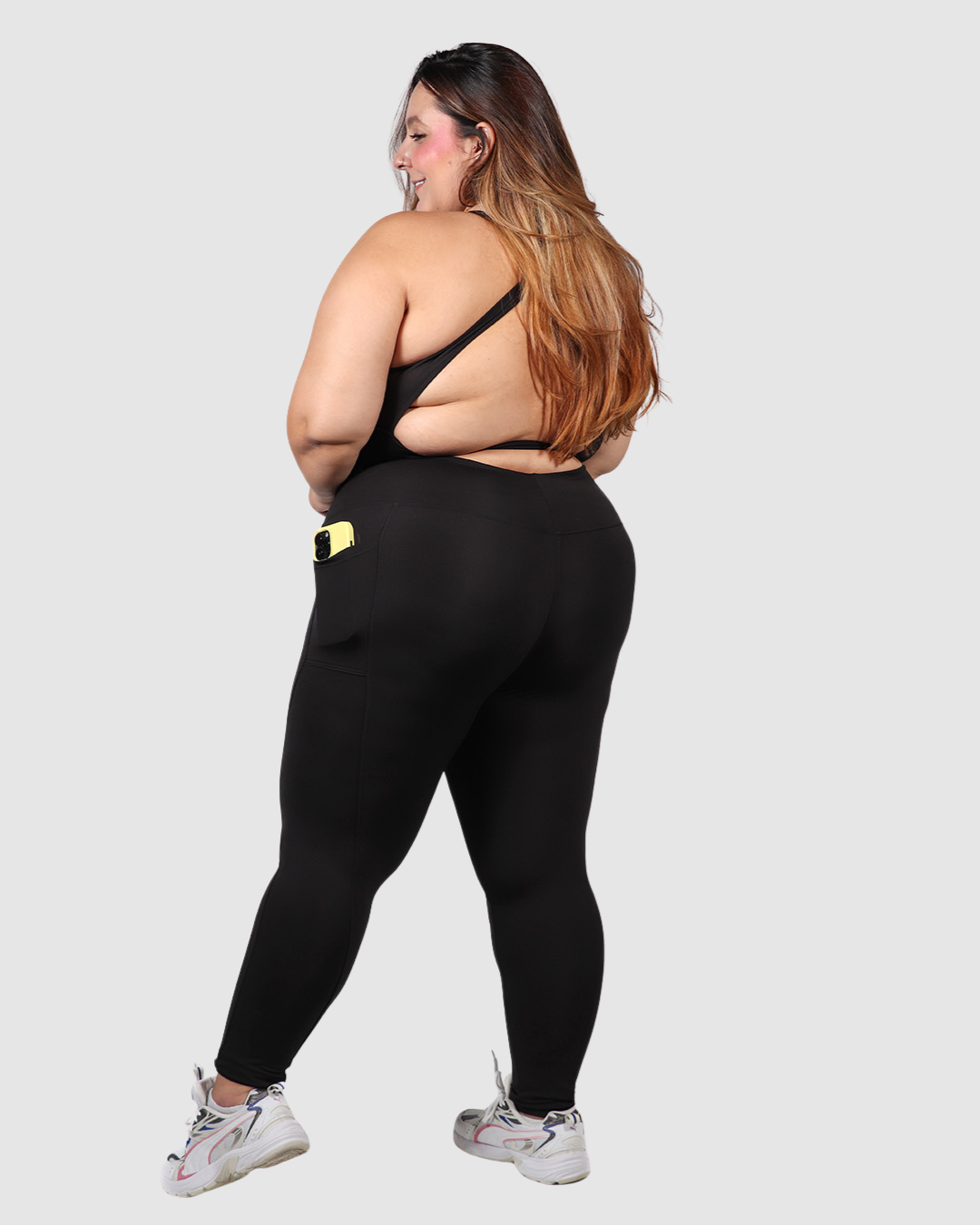 Leggins Tobillero Deportivo con Bolsillos Laterales