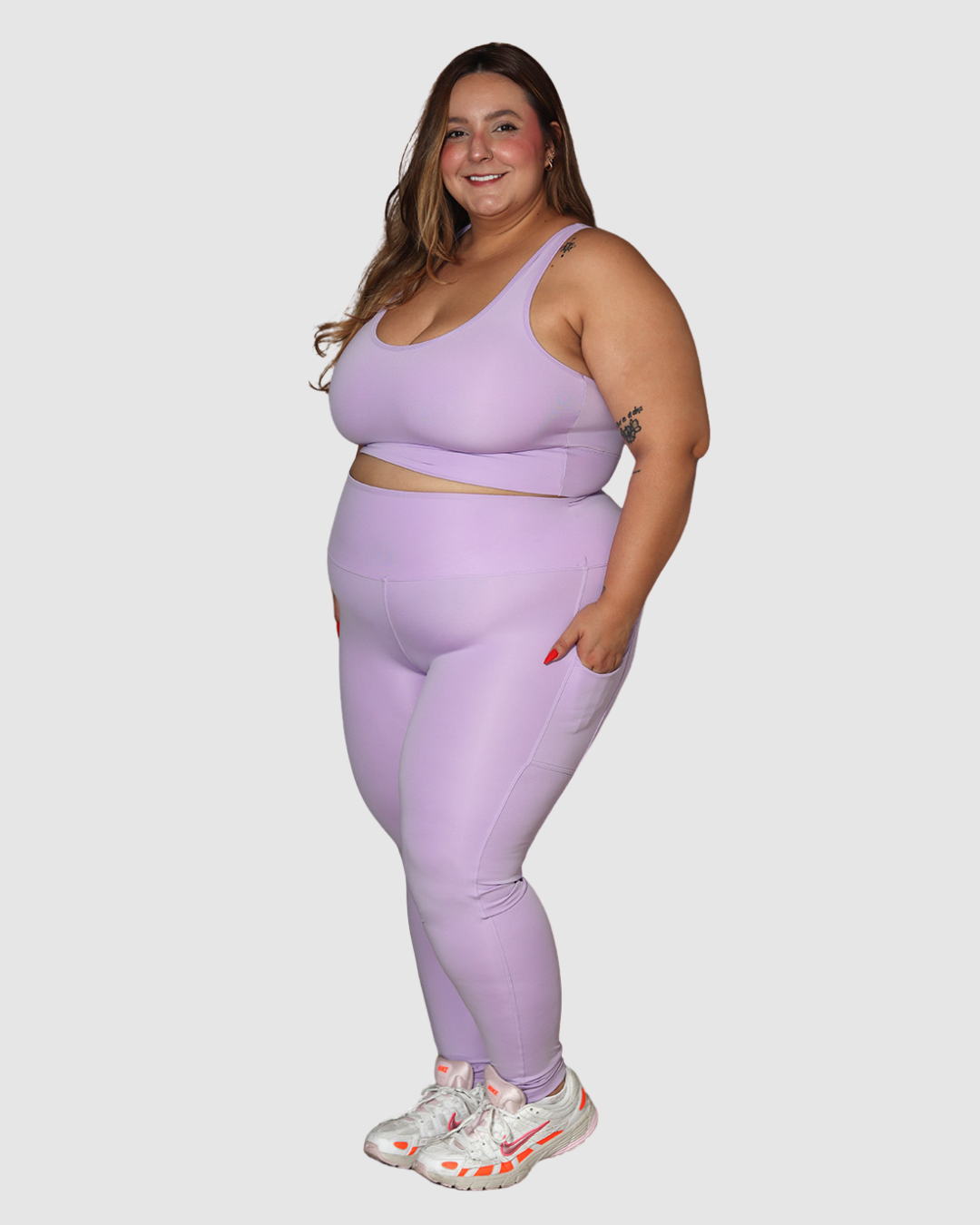 Leggins Tobillero Deportivo con Bolsillos Laterales