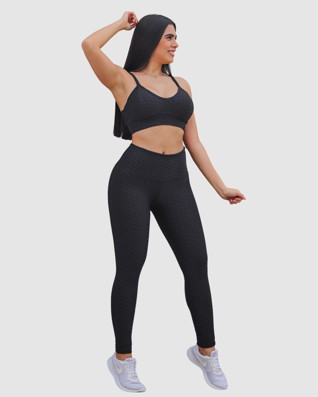 Leggins Supplex Unicolor Control de Abdomen Mujer