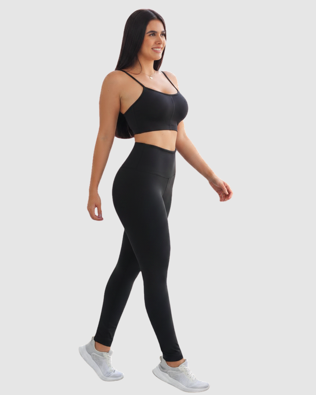 Leggins Supplex Unicolor Control de Abdomen Mujer
