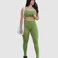 Leggins Supplex Unicolor Control de Abdomen Mujer