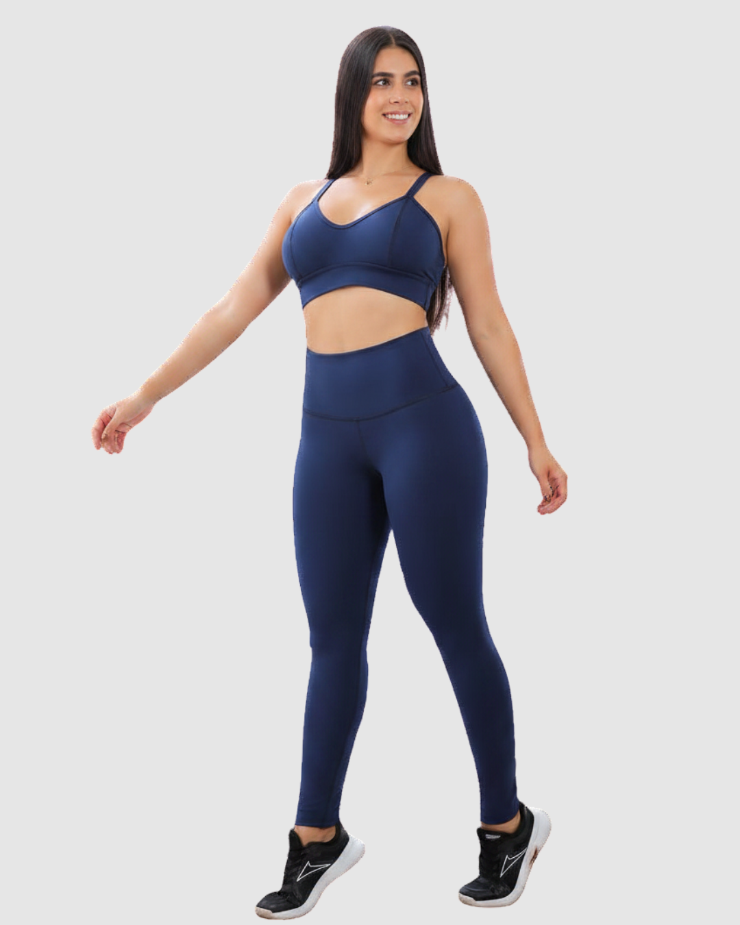 Leggins Supplex Unicolor Control de Abdomen Mujer