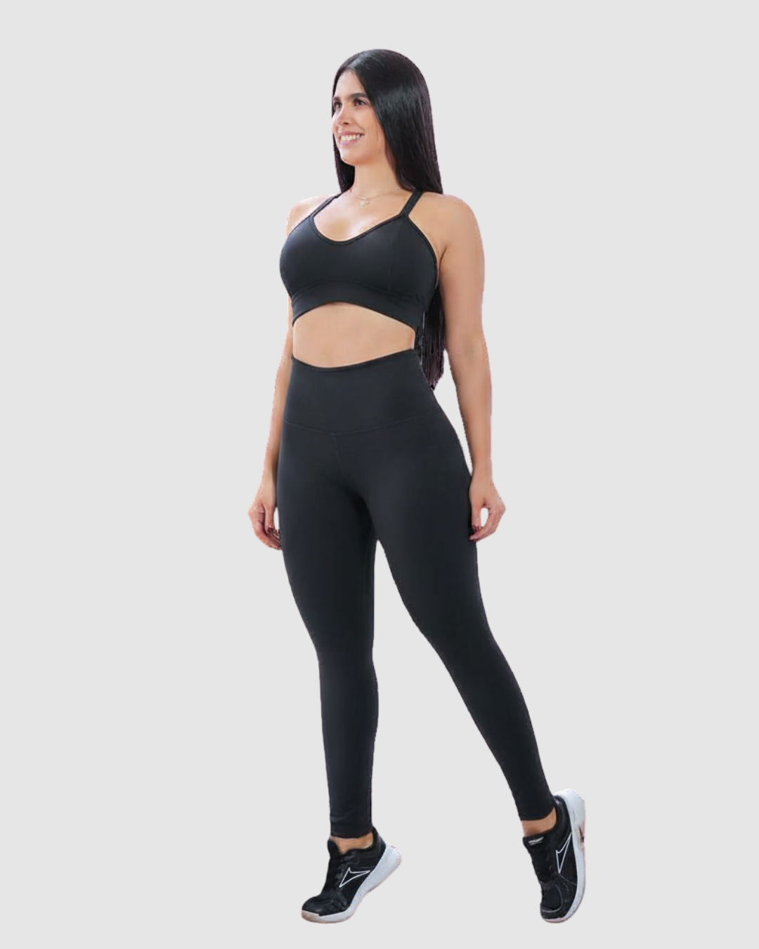 Leggins Supplex Unicolor Control de Abdomen Mujer