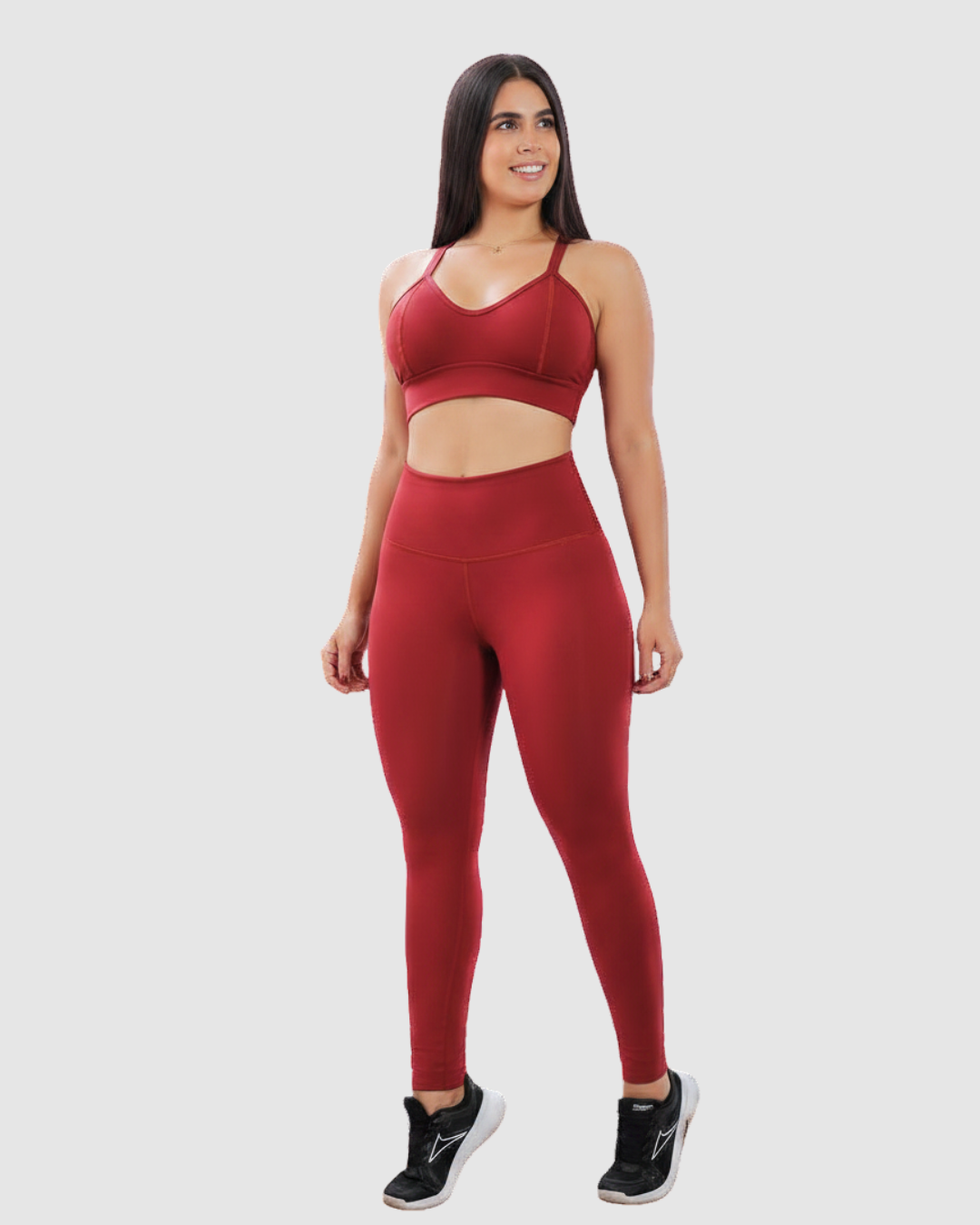 Leggins Supplex Unicolor Control de Abdomen Mujer