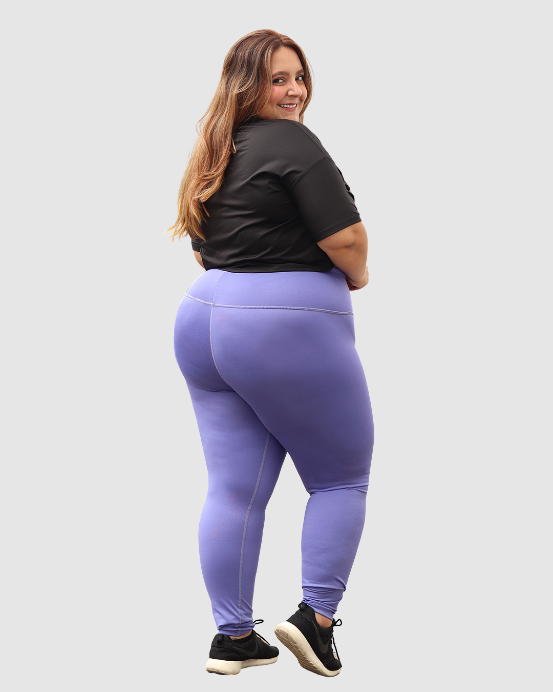 Leggins Supplex Unicolor Control de Abdomen Mujer
