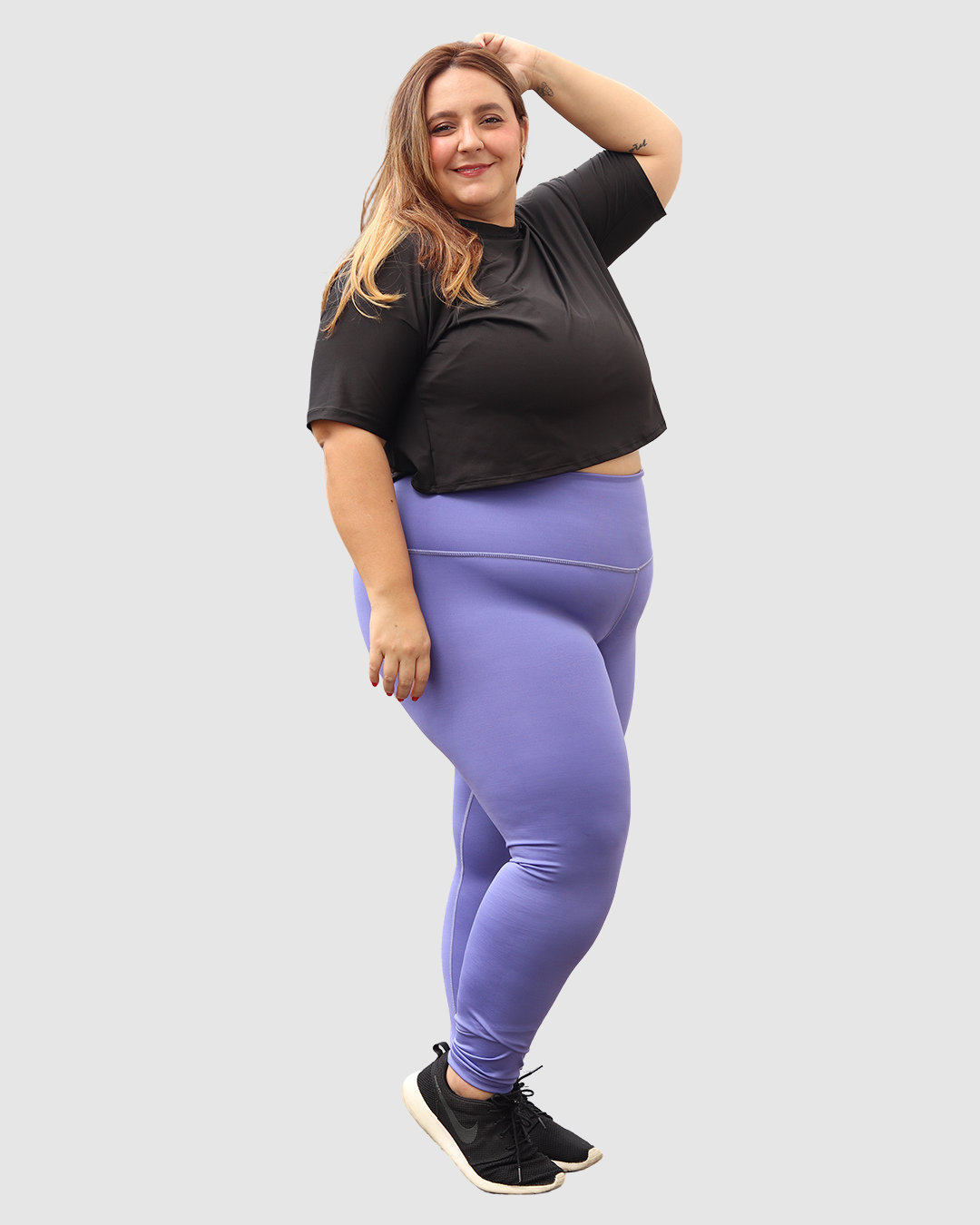 Leggins Supplex Unicolor Control de Abdomen Mujer