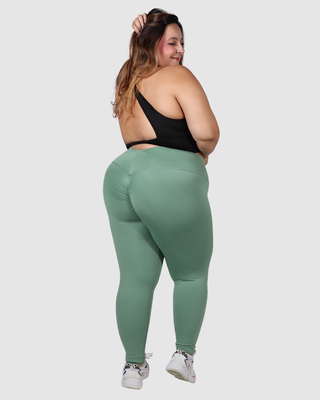 Leggins Dama Push Up Efecto Levanta Cola