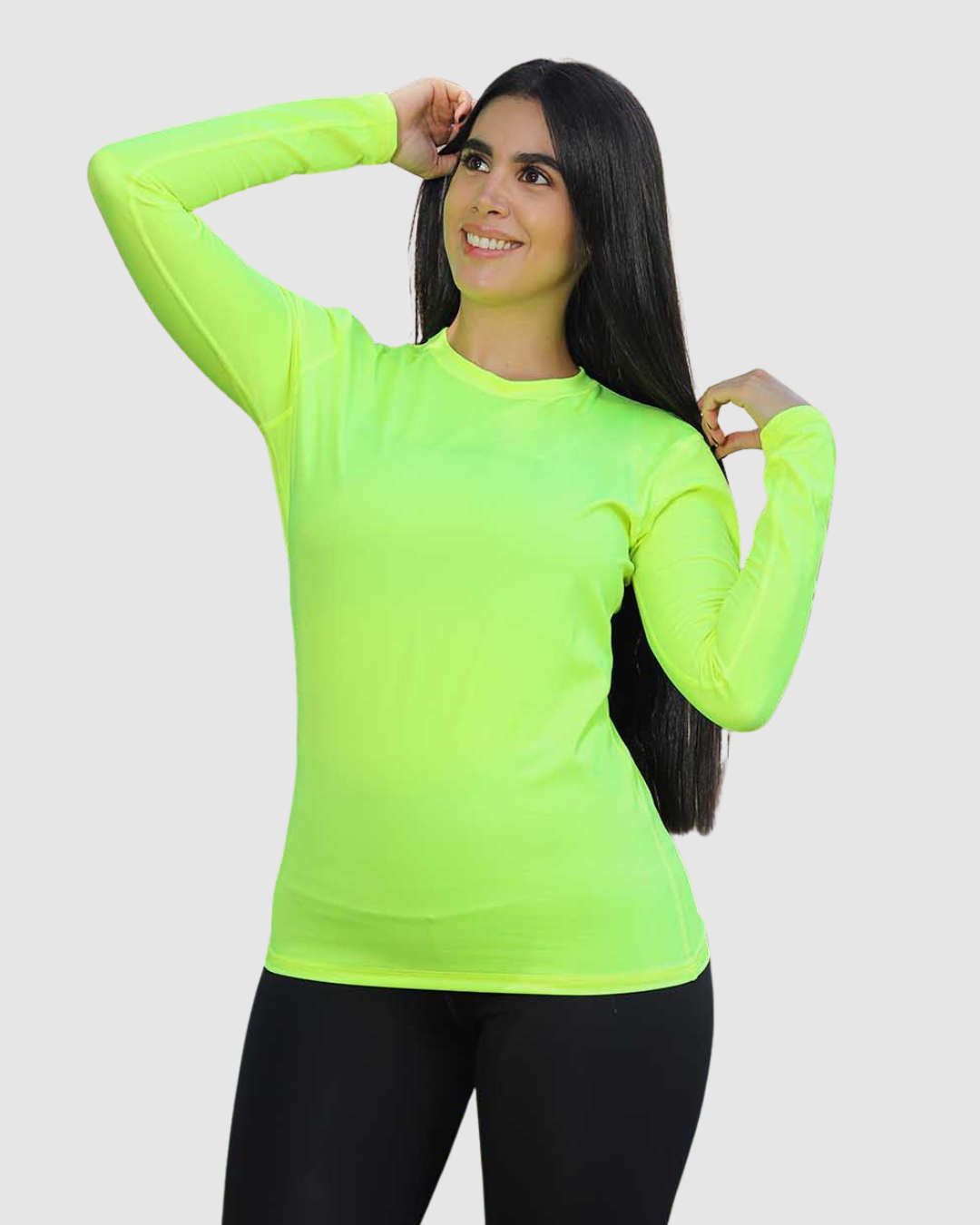 Buso Manga Larga Compresión Nylon Mujer