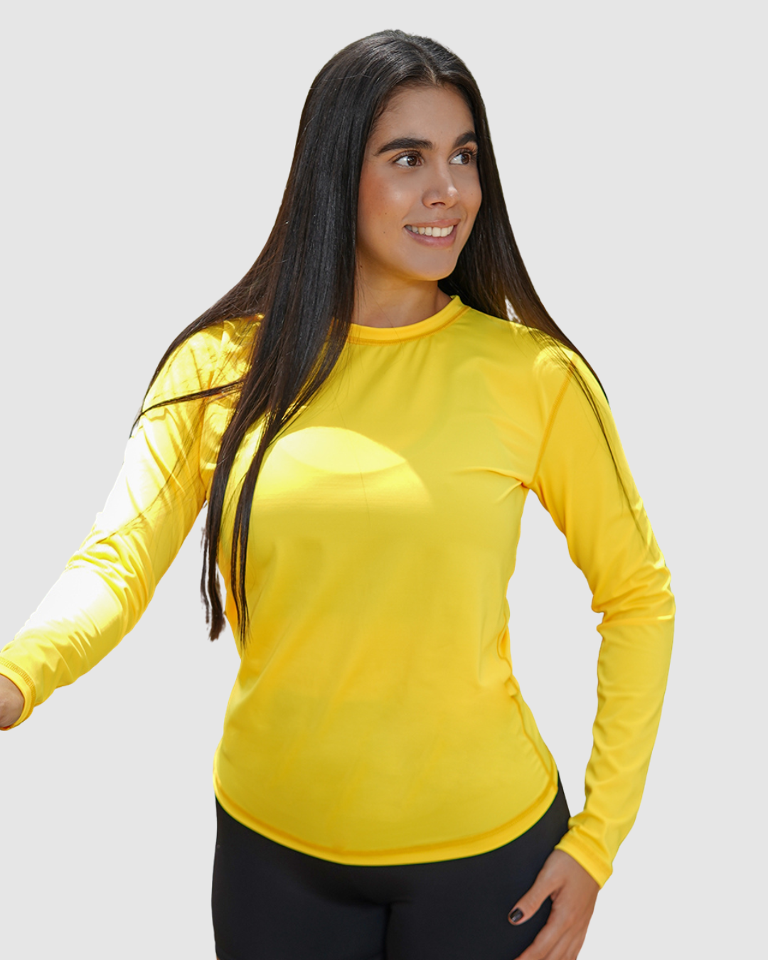 Buso Manga Larga Compresión Nylon Mujer