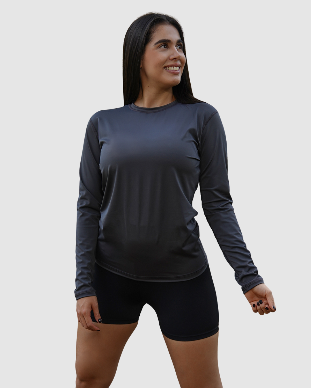 Buso Manga Larga Compresión Nylon Mujer