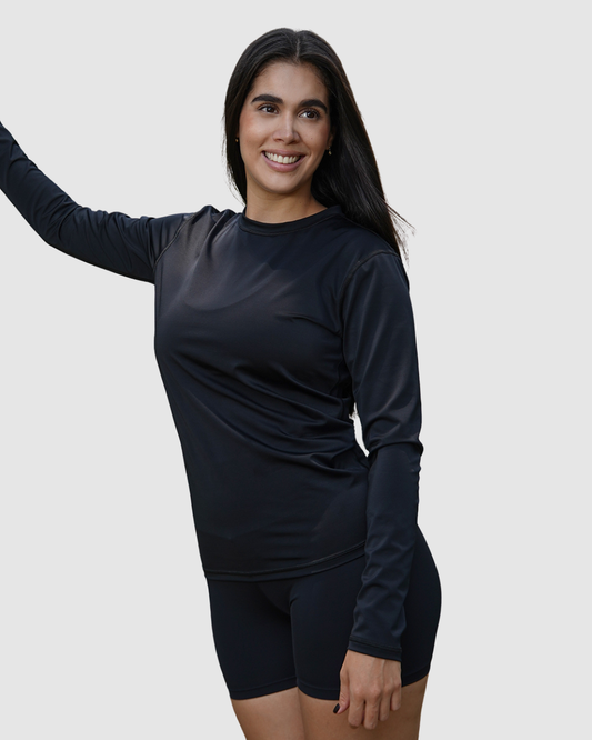 Buso Manga Larga Compresión Nylon Mujer