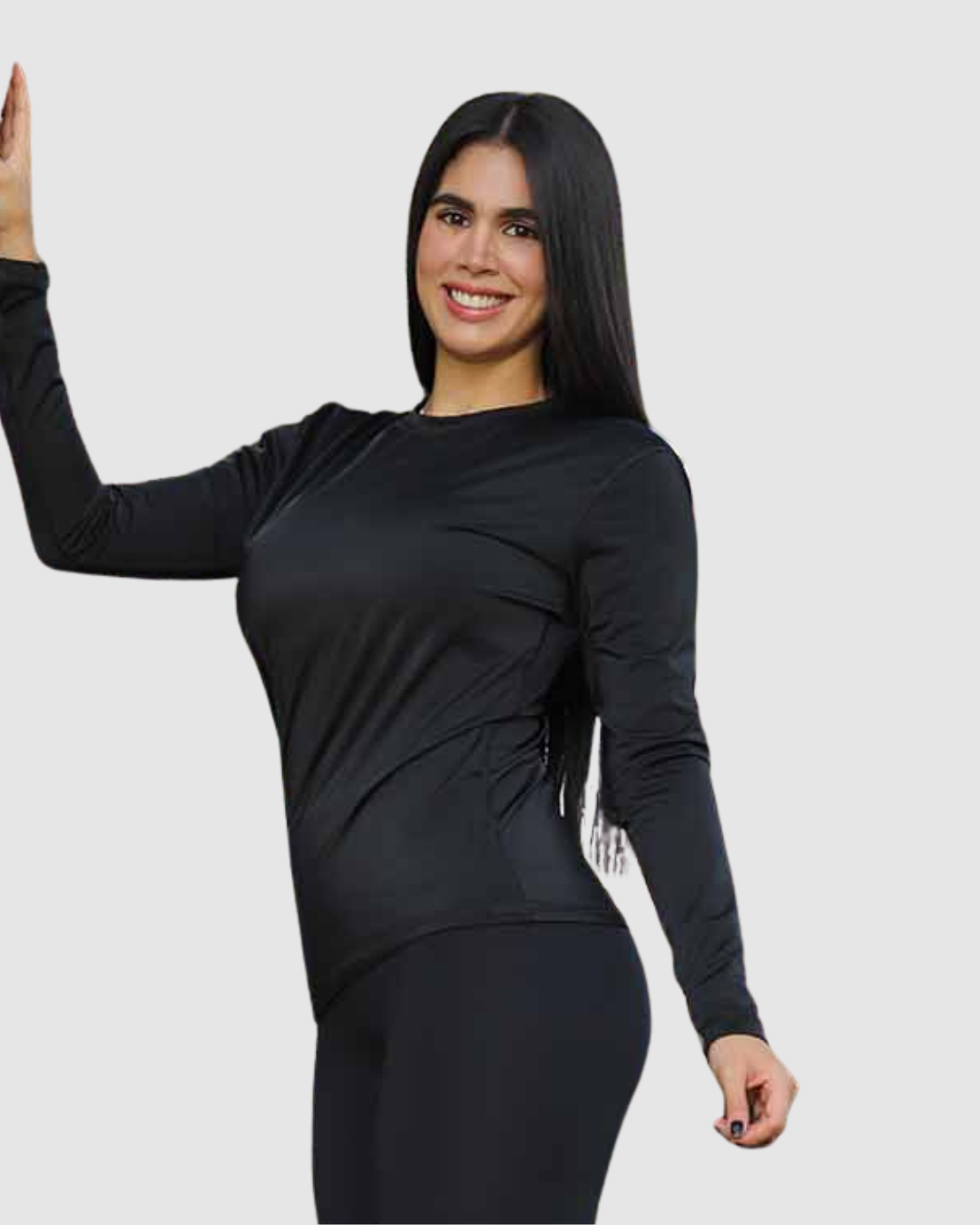 Buso Manga Larga Compresión Nylon Mujer