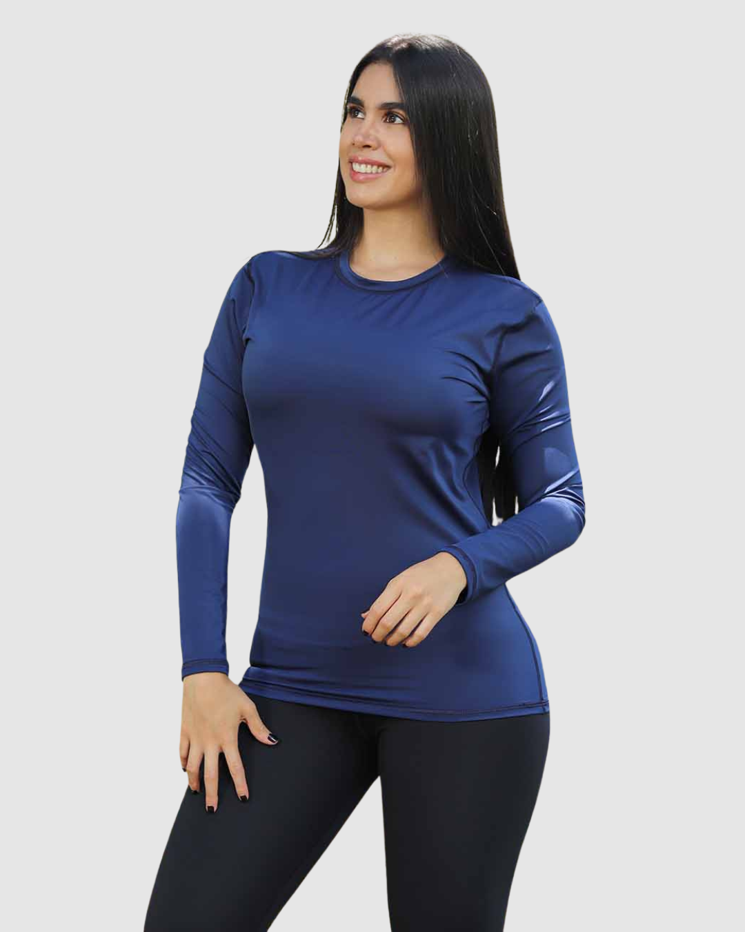 Buso Manga Larga Compresión Nylon Mujer