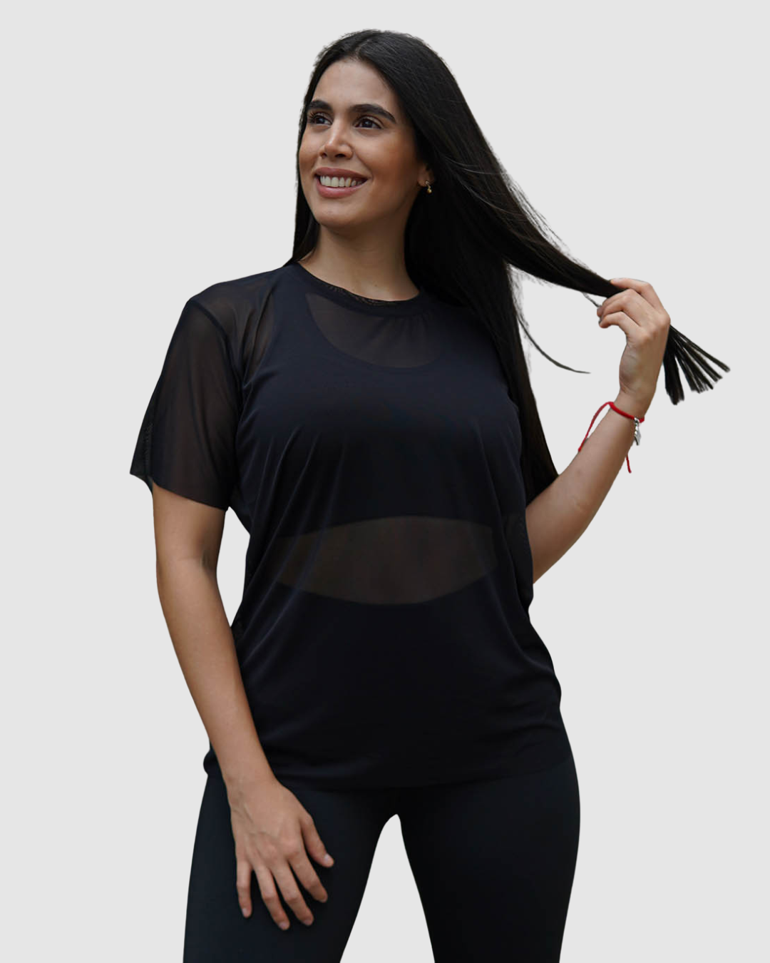 Blusa Velo Manga Oversize Deportiva Mujer
