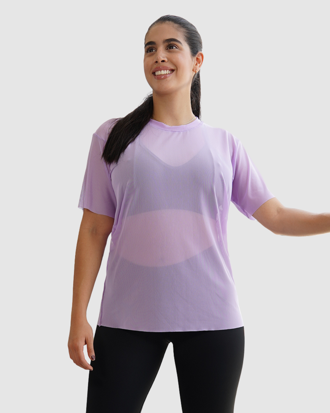 Blusa Velo Manga Oversize Deportiva Mujer