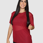 Blusa Velo Manga Oversize Deportiva Mujer