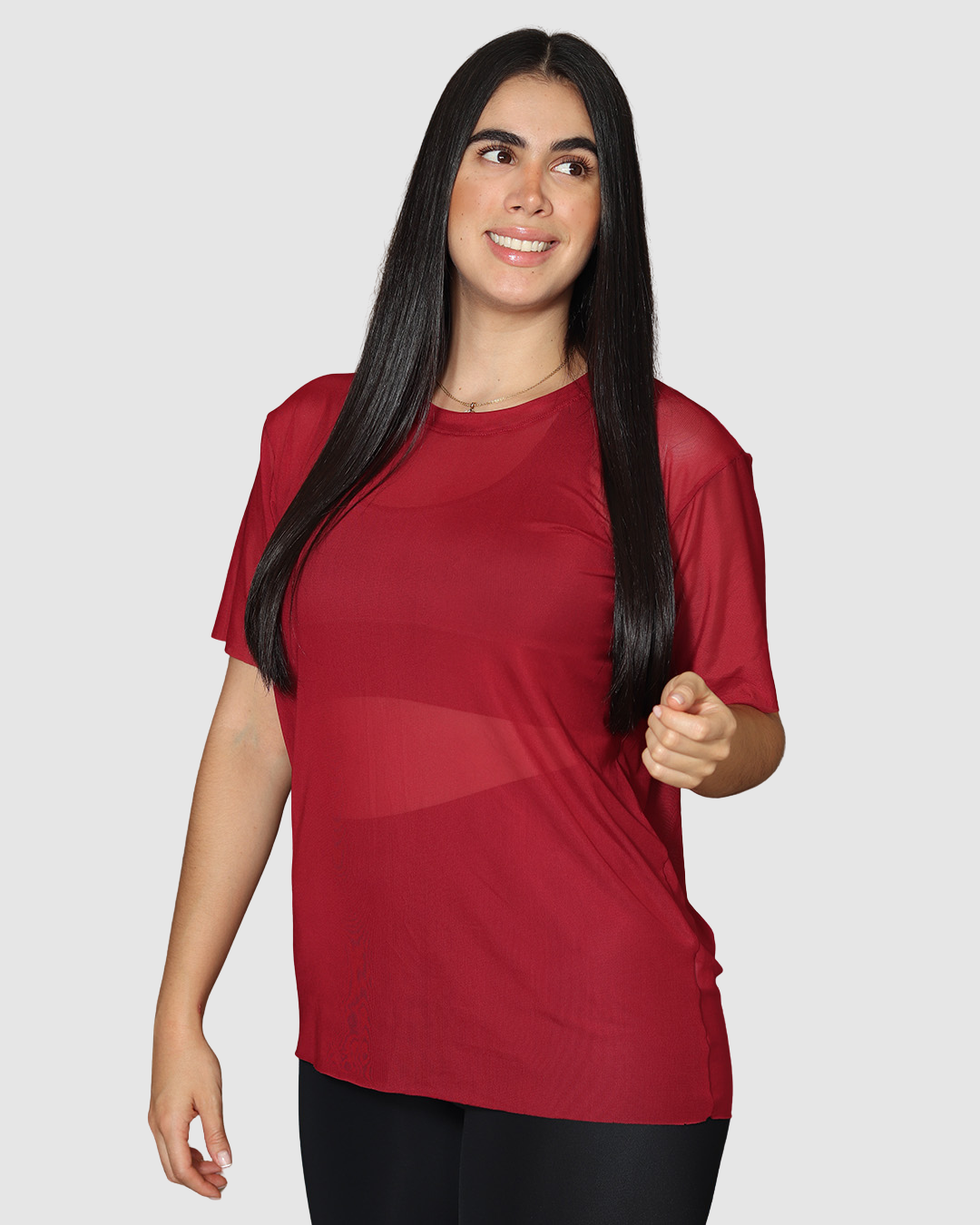 Blusa Velo Manga Oversize Deportiva Mujer