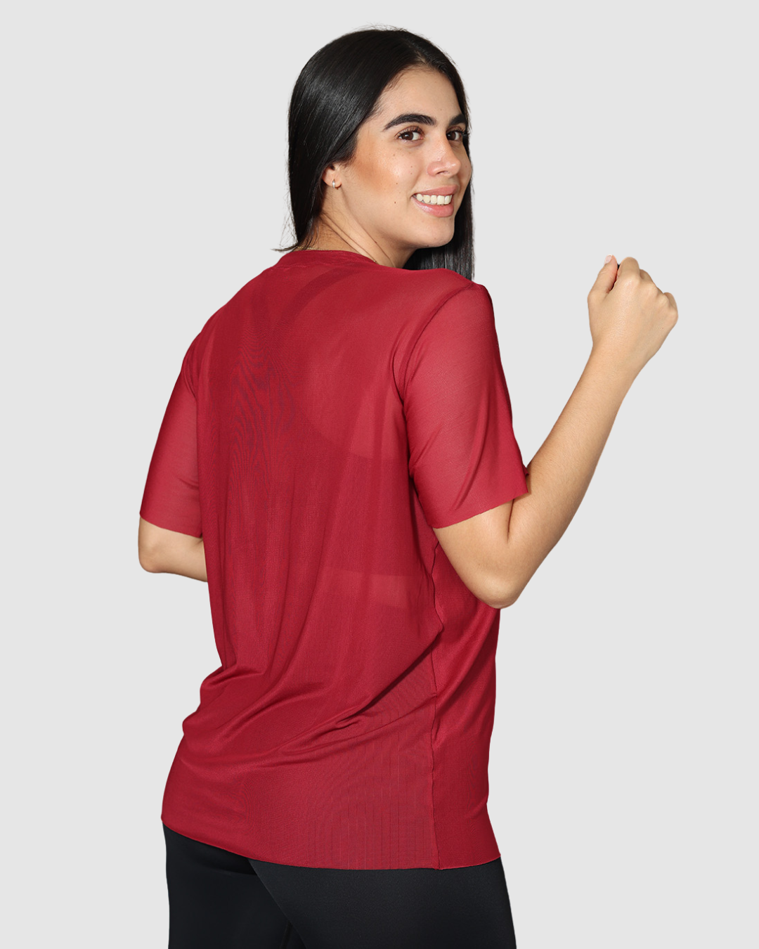 Blusa Velo Manga Oversize Deportiva Mujer