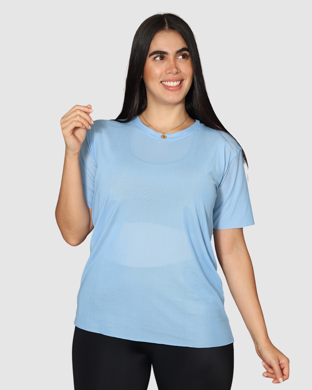 Blusa Velo Manga Oversize Deportiva Mujer