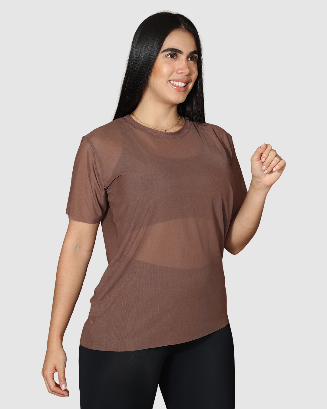 Blusa Velo Manga Oversize Deportiva Mujer