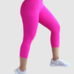 Leggins Unicolor en Tela Nylon Pretina Ancha 3/4, Control Abdomen