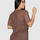Blusa Velo Manga Oversize Deportiva Mujer