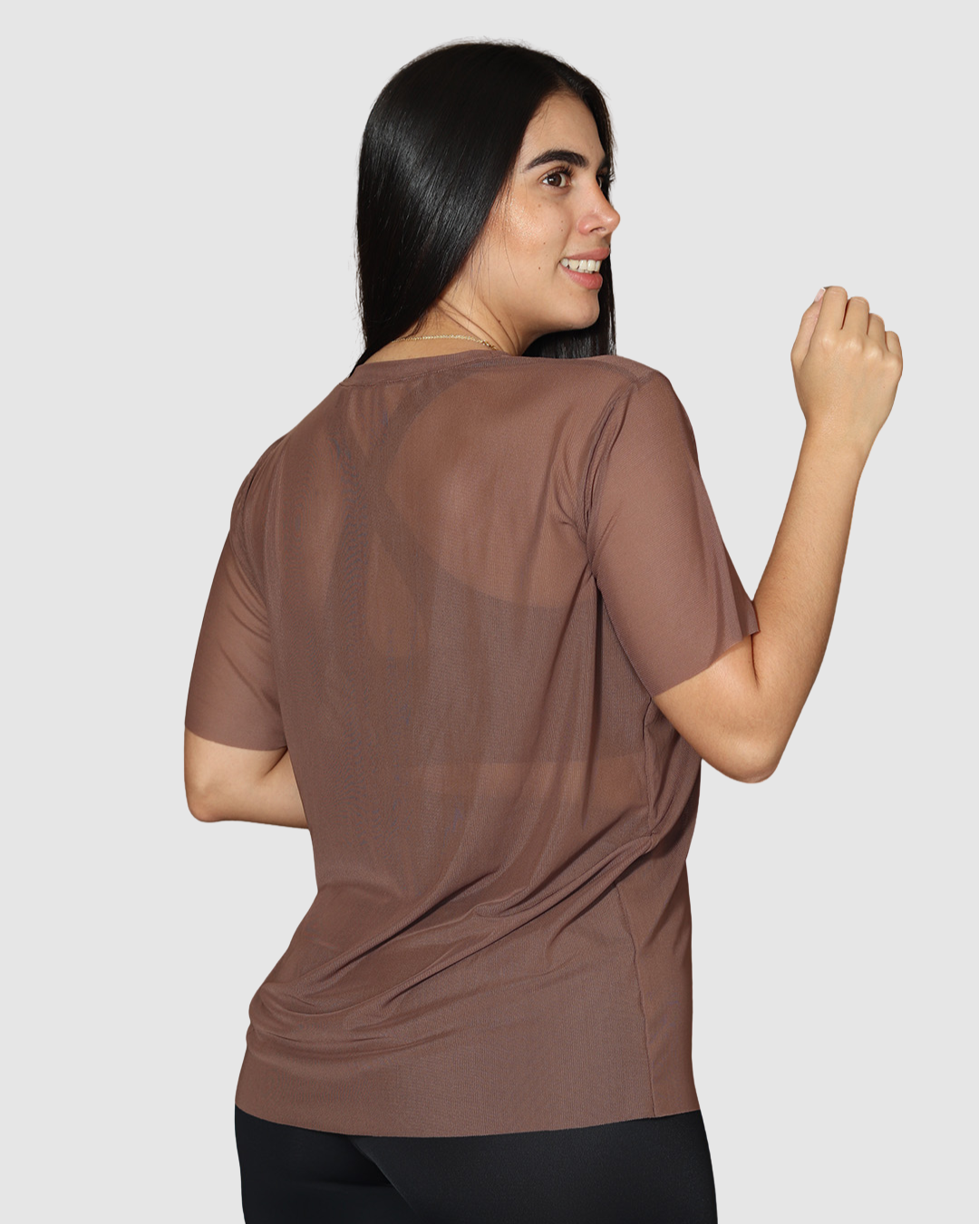Blusa Velo Manga Oversize Deportiva Mujer