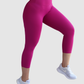 Leggins Unicolor en Tela Nylon Pretina Ancha 3/4, Control Abdomen