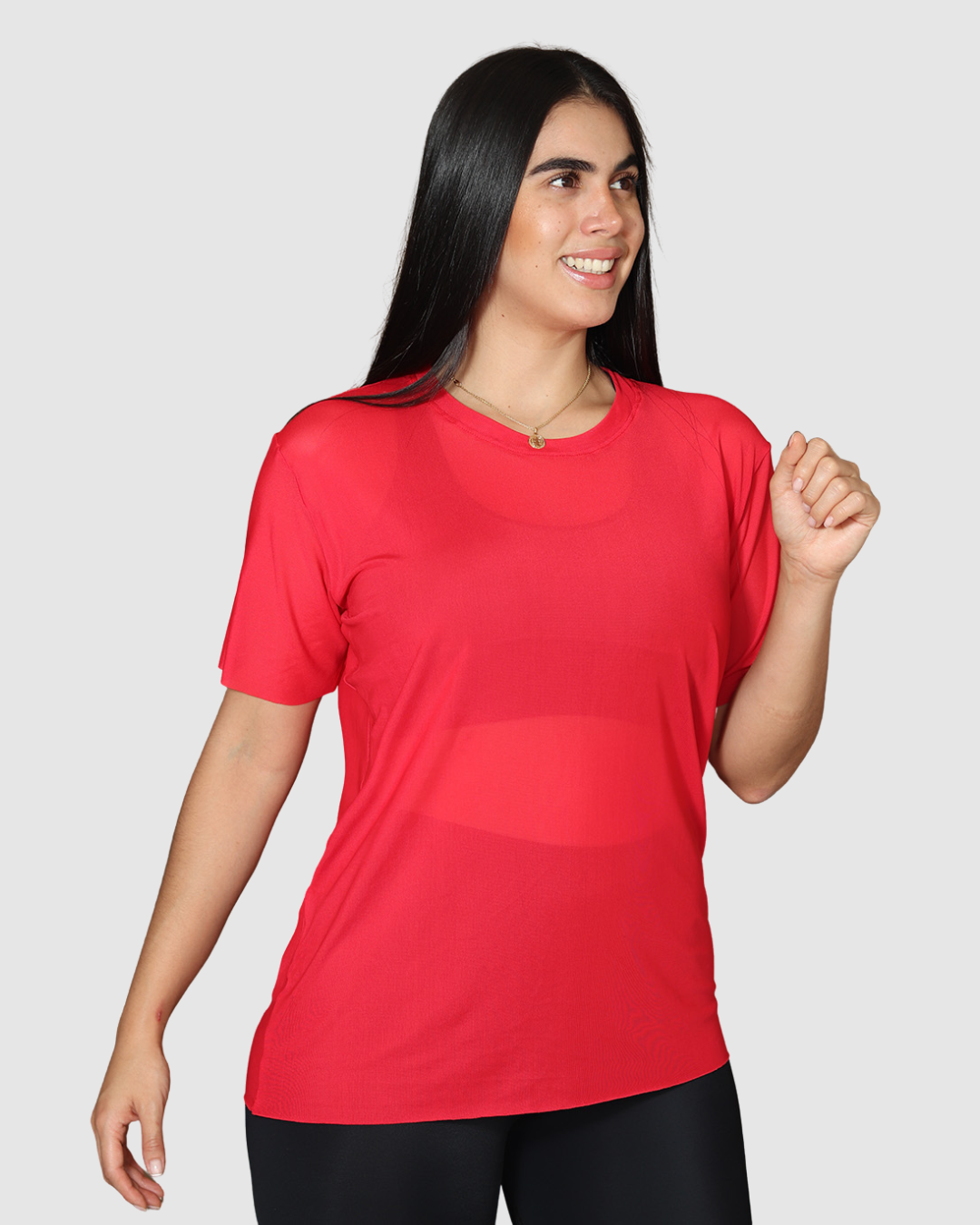 Blusa Velo Manga Oversize Deportiva Mujer