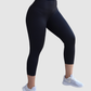 Leggins Unicolor en Tela Nylon Pretina Ancha 3/4, Control Abdomen