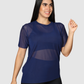 Blusa Velo Manga Oversize Deportiva Mujer