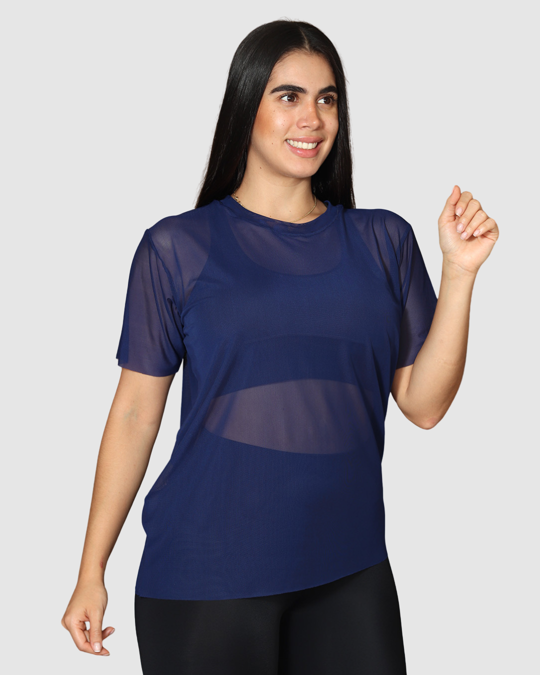 Blusa Velo Manga Oversize Deportiva Mujer
