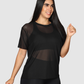 Blusa Velo Manga Oversize Deportiva Mujer