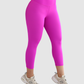 Leggins Unicolor en Tela Nylon Pretina Ancha 3/4, Control Abdomen