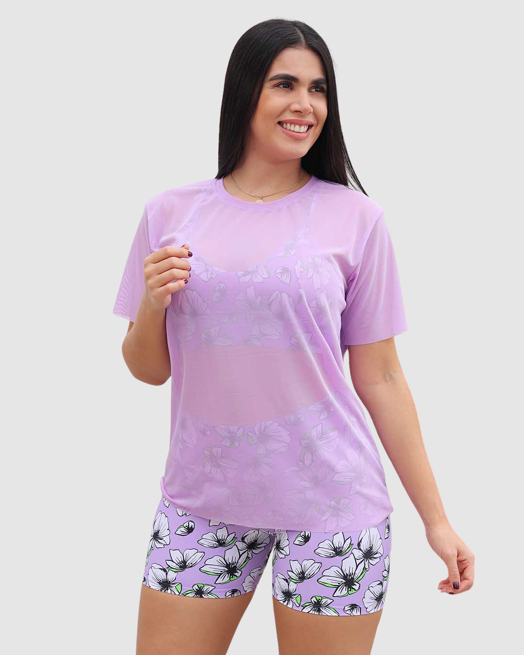 Blusa Velo Manga Oversize Deportiva Mujer