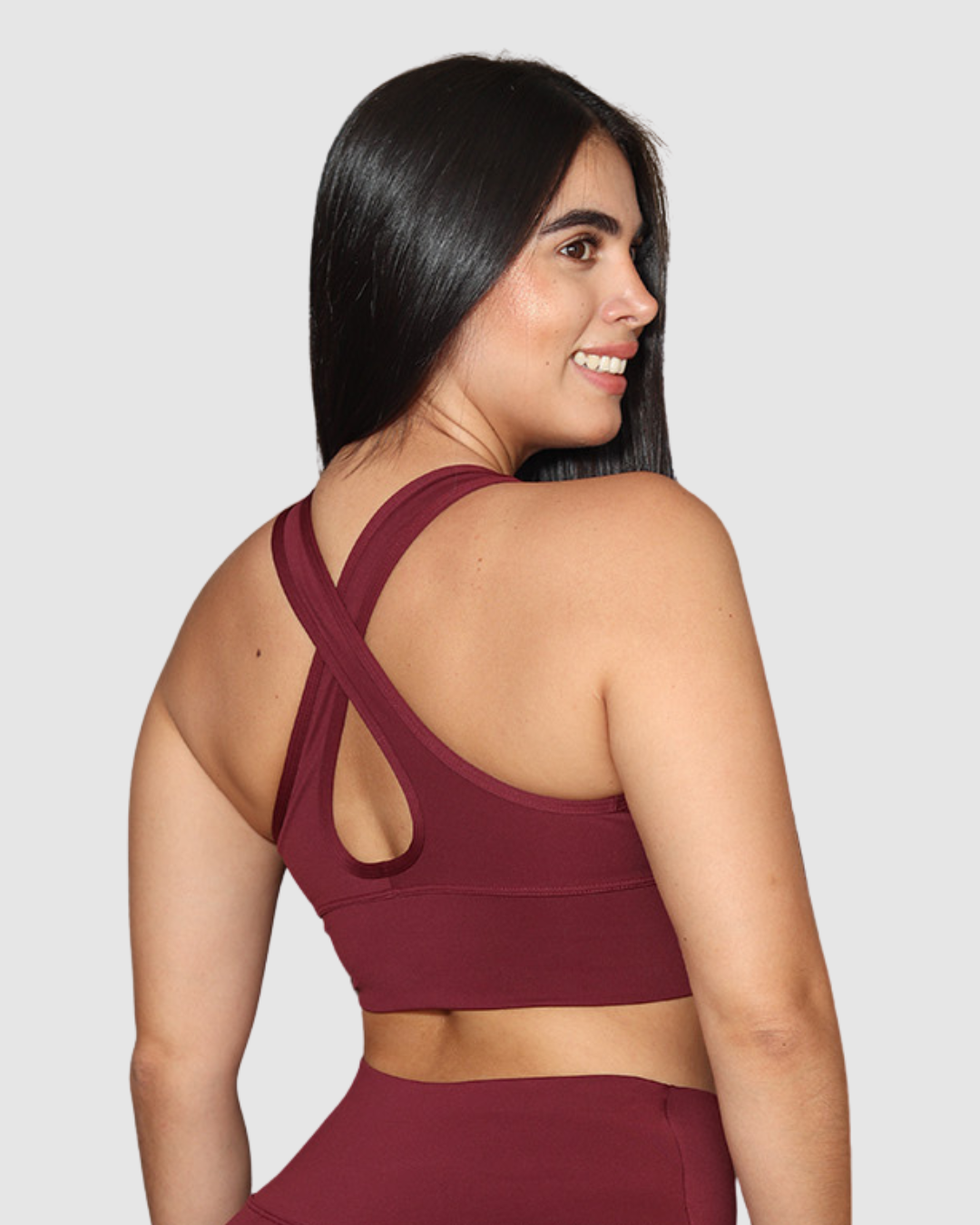 Top Olímpico Cruzado Semi-Supplex