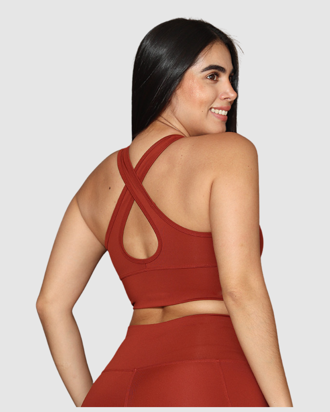 Top Olímpico Cruzado Semi-Supplex