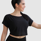 Blusa Malla Deportiva hombro caído Dama