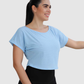 Blusa Malla Deportiva hombro caído Dama