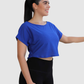 Blusa Malla Deportiva hombro caído Dama