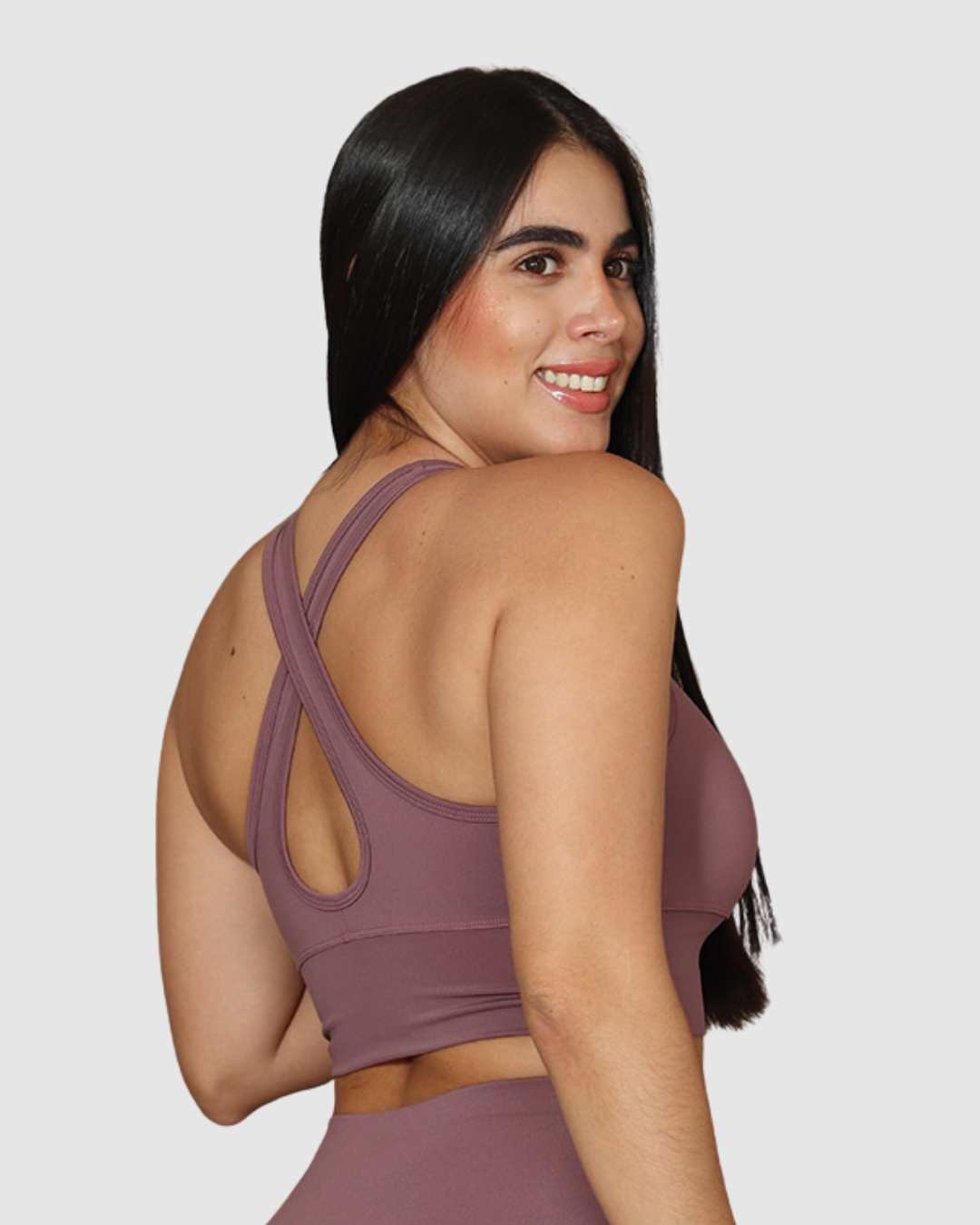 Top Olímpico Cruzado Semi-Supplex