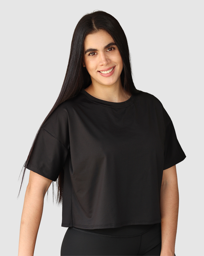 Camisa  Corta Oversize Mujer