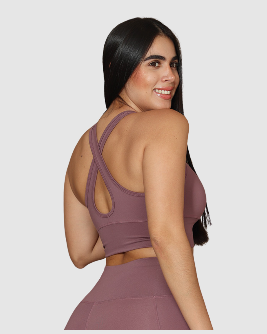 Top Olímpico Cruzado Semi-Supplex
